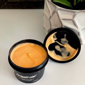 Lush Brightside lotion. Lush kitchen subscription box. Exclusive.